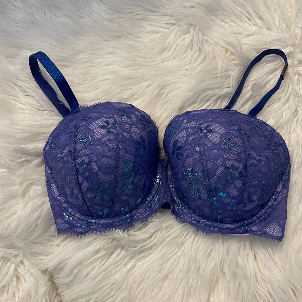 Dream Angels Lined Demi Double Bra 36DD NWT